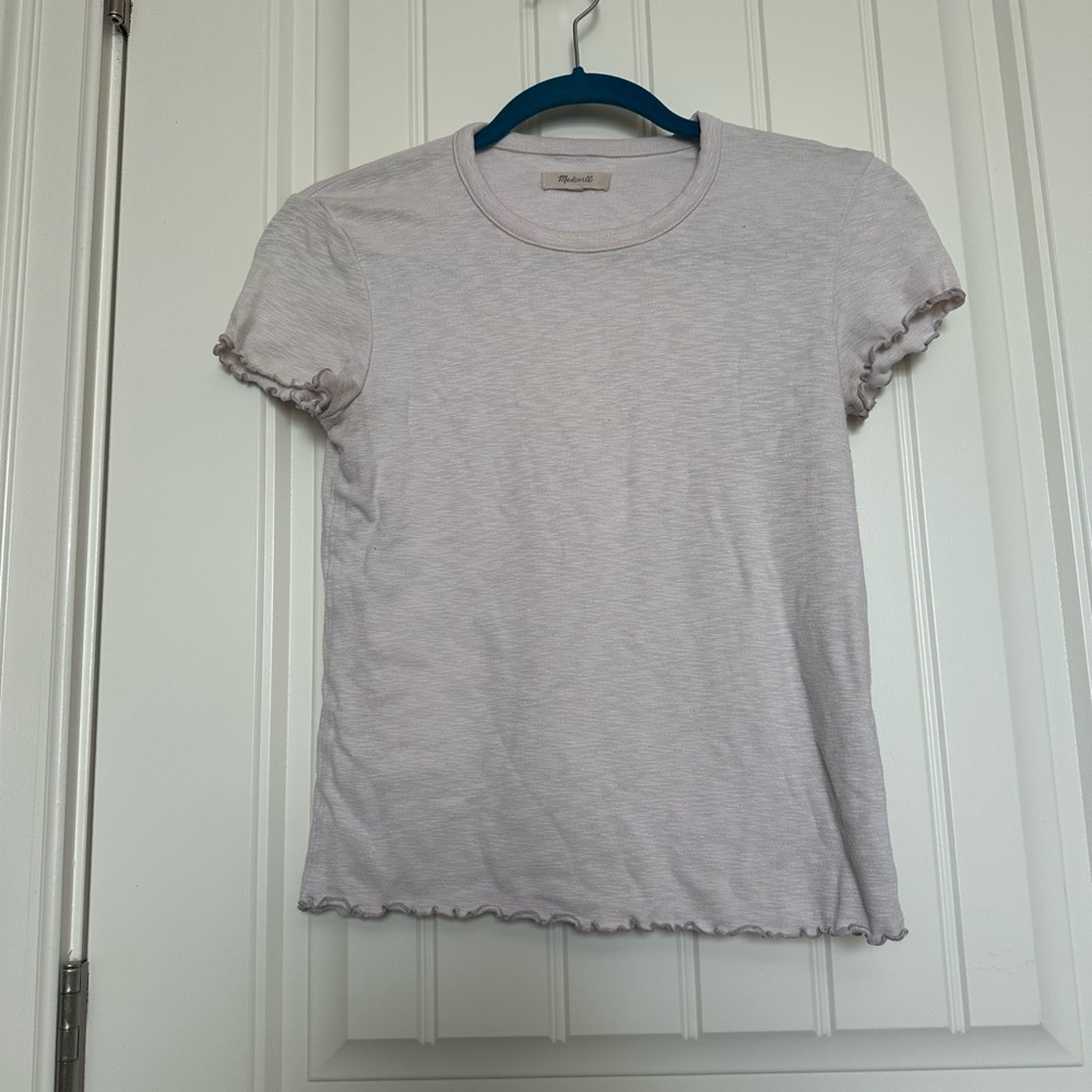 White t shirt free w/purchase